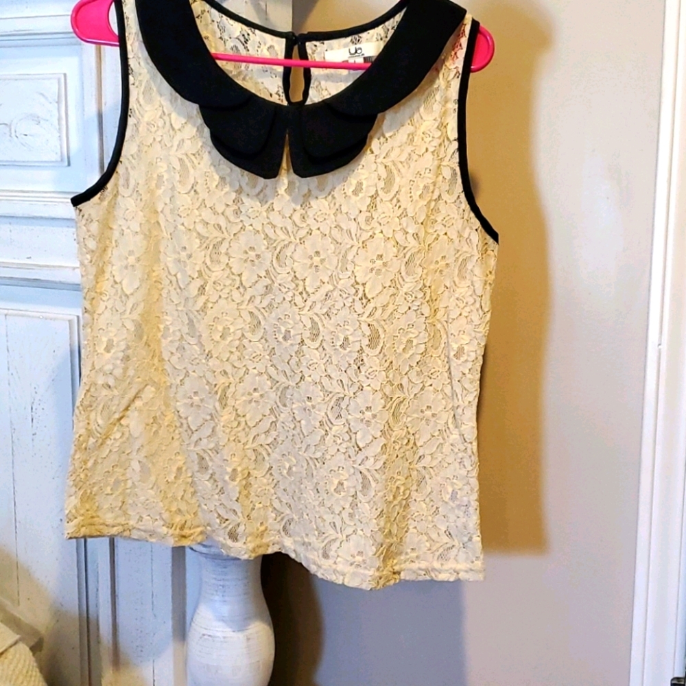 Ya Los Angles lace blouse tank top